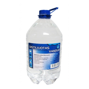 Vanduo distiliuotas, 5 l