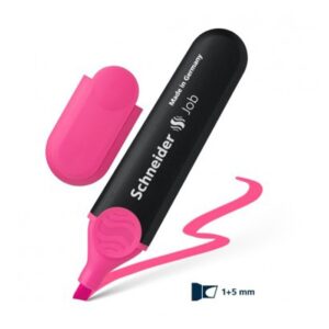 Teksto žymeklis SCHNEIDER JOB 150, rožinis