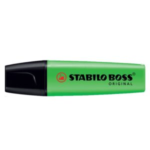Teksto žymeklis 2-5 mm, STABILO BOSS 70/33, šv. žalias