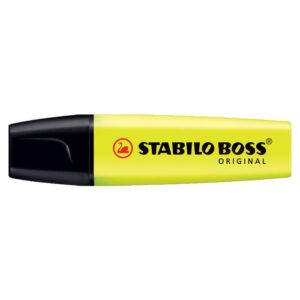 Teksto žymeklis 2-5 mm, STABILO BOSS 70/24, geltonas