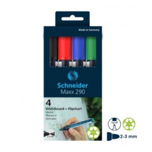 Žymeklis lentai SCHNEIDER MAXX 290, 4 sp. rinkinys