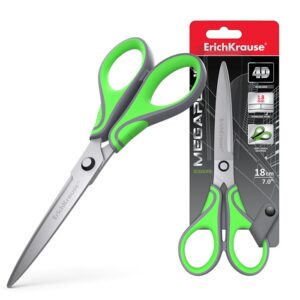 Žirklės MEGAPOLIS Erich Krause, 4D, ašmenų ilgis 18 cm