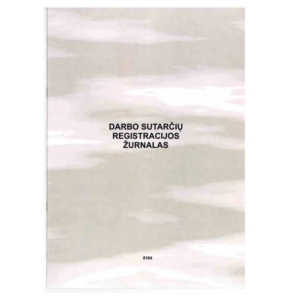 Darbo sutarčių registravimo žurnalas