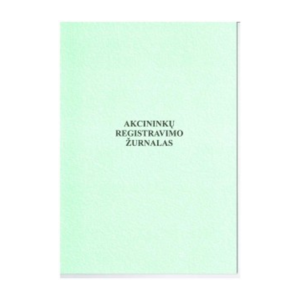 Akcininkų registravimo žurnalas