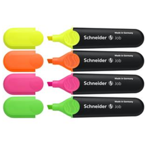 Teksto žymeklis SCHNEIDER JOB 150, 4 sp. rinkinys