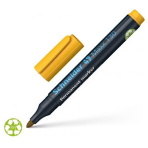 Permanentinis žymeklis SCHNEIDER MAXX 130, 1-3 mm, geltonas