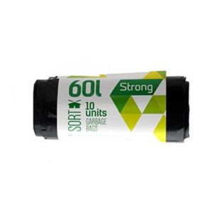 Šiukšlių maišai 60 l, 10 vnt.