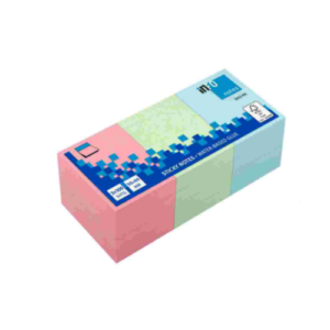 Lipnūs lapeliai GLOBAL NOTES ECO 40 x 50 mm, 100 l, pastelinių spalvų