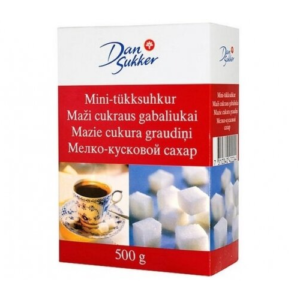 Cukrus baltas gabalinis Dan Sukker, 500 g