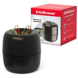 Magnetinė sąvaržėlių dėžutė 73 x 71 mm, su 30 sąvarzėlių, juodos spalvos