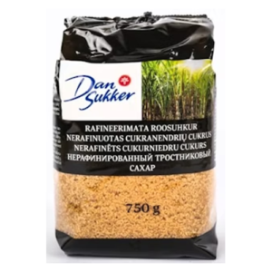 Cukrus rudas birus Dan Sukker, 750 g