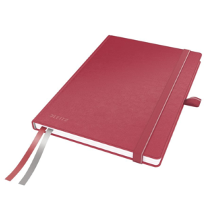Užrašų knygelė LEITZ COMPLETE A5, langeliais, raudona