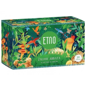 Arbata ETNO žalioji su mėtomis ir imbierais, 20 pak.