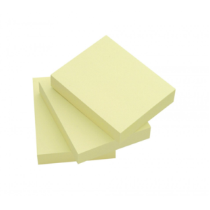 Lipnūs lapeliai Q-CONNECT 38 x 51 mm, 100 l, gelsva sp.