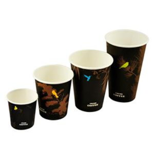 Vienkartiniai puodeliai COFFEE, popieriniai, 236 ml, D80 mm, 50 vnt.